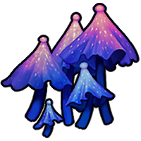 Blue Umbrella Mushroom